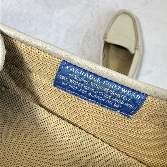 Womens Leather Slip On Classic Preppy Old Money Washable Loafers 8.5 Minimalist - Picture 7 of 9